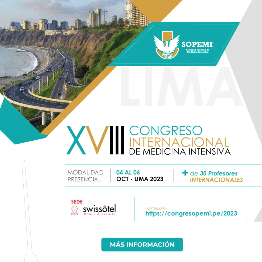 Afiche del Congreso Internacional de Medicina Intensiva