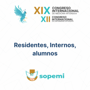XIX CONGRESO DE MEDICINA INTENSIVA l REDIDENTES, INTERNOS, ALUMNOS