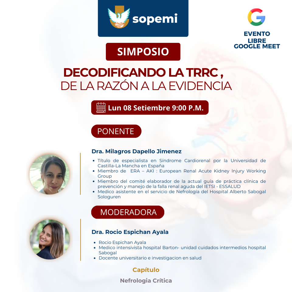 Flyer del Simposio Decodificando la TRRC